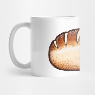 Cat Bread Loaf Mug